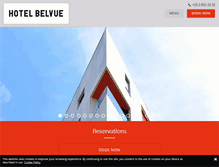 Tablet Screenshot of belvuehotel.com